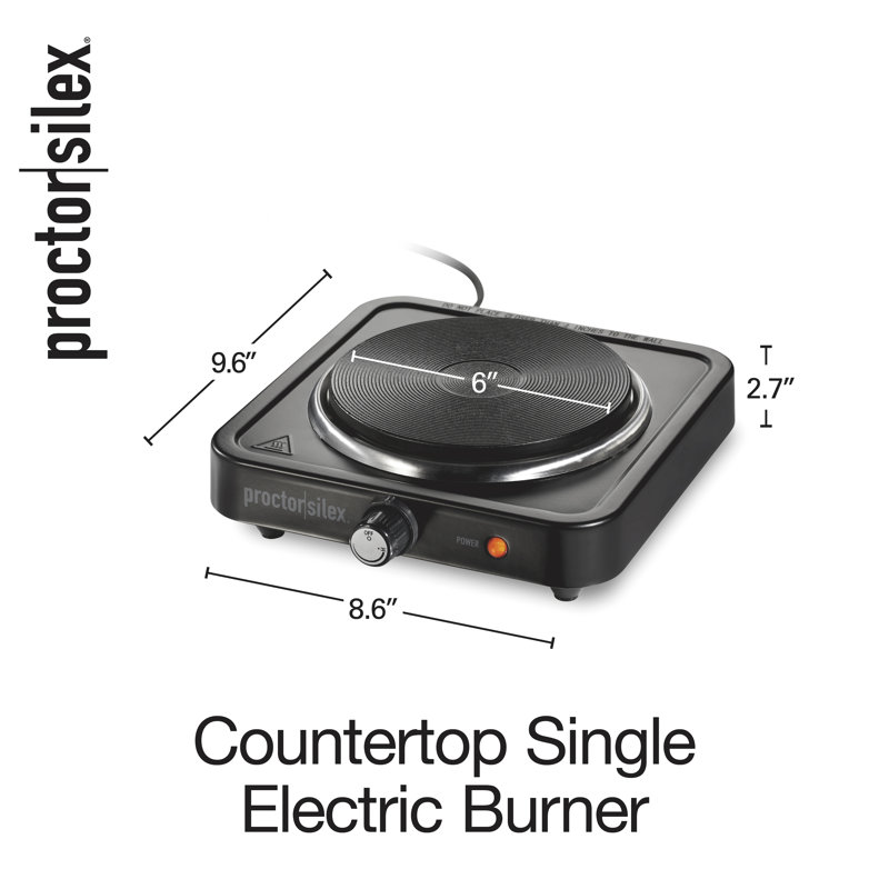 Proctor Silex® Countertop Single Electric Burner