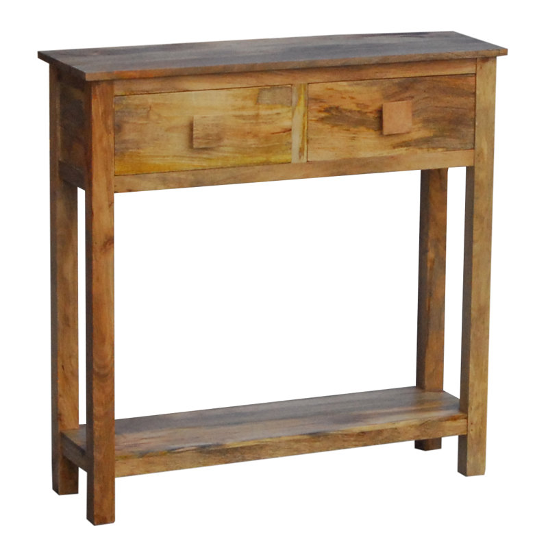 Emerson 80cm Solid Wood Console Table, Light Wood