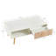 Table basse rectangulaire avec tiroir, table moderne