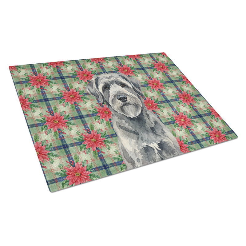 Planche à découper en verre gris Bouvier des Flandres, Gris