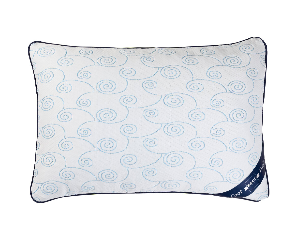 Wayfair Sleep Encased Cooling Shredded Memory Foam Medium Support Pillow Size: Standard