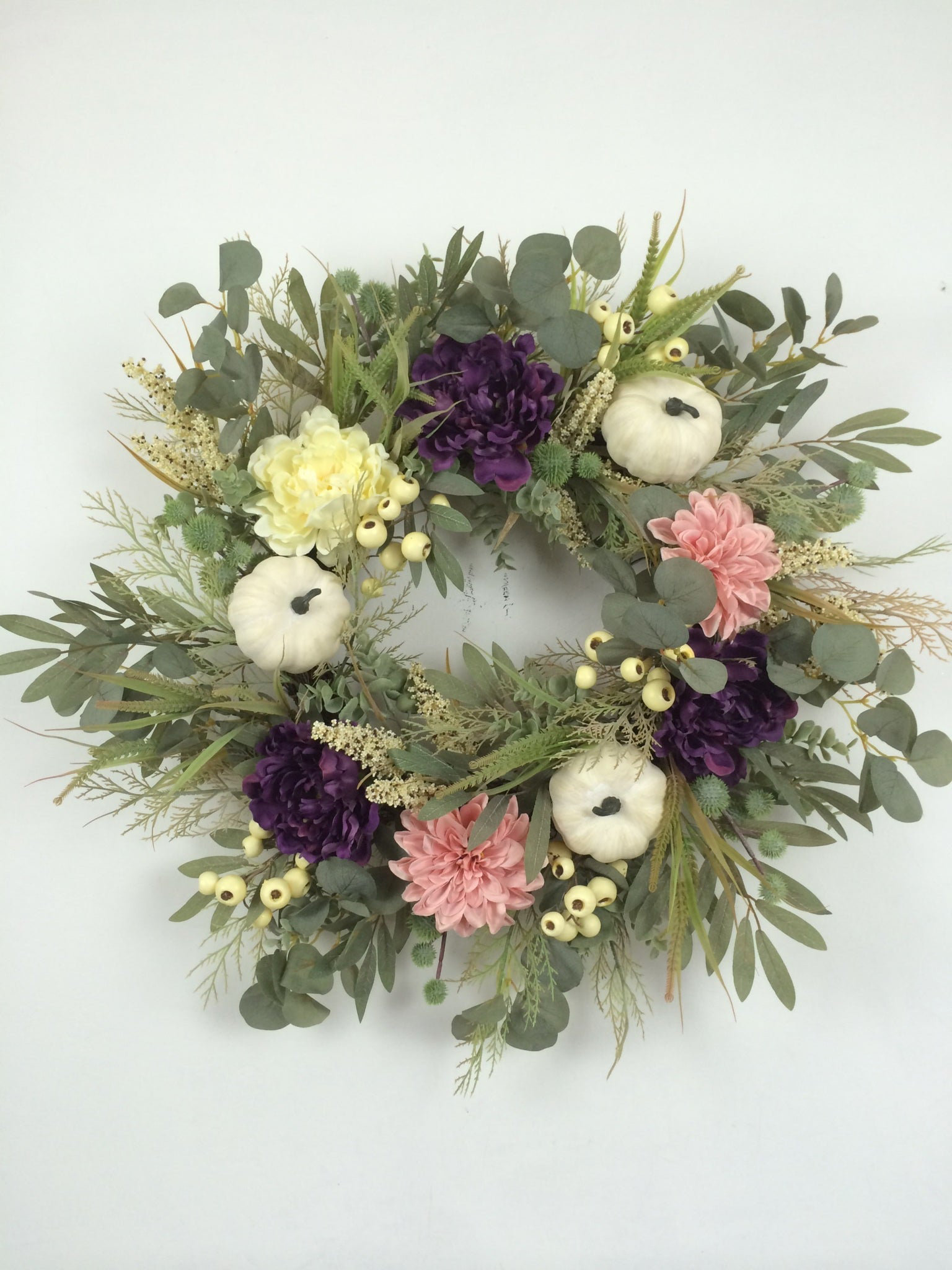 Primrue Faux Mixed Assortment 24'' Wreath - Wayfair Canada