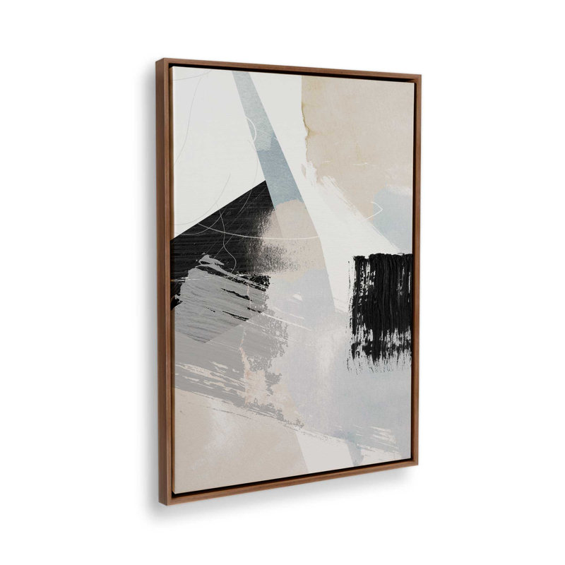 Chalk Echo Study I, Noyer, Impression encadrée sans passe-partout, H 18,75 po x l 12,75 po