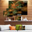 «Symmetric Orange Digital Fractal Flower», impression sur toile tendue-2076715855-2065879213