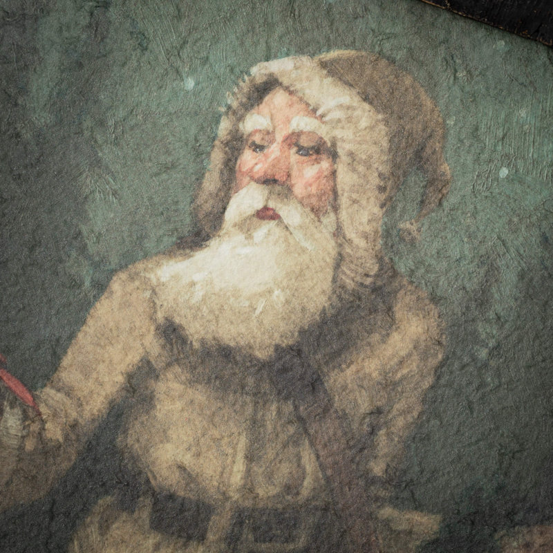 Multicolore 24 "Christmas Olde World Santa, art mural 24"