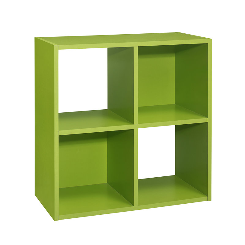 Klingler Isabelle & Max 23'' H X 23'' W Cube Unit Kids Bookcase, Green