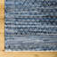 Caila Geometric Handmade Flatweave Recycled P.E.T. Area Rug in Blue/Gray-846183896