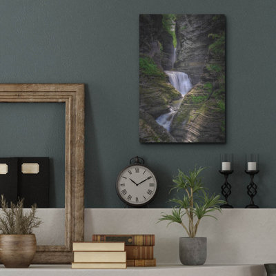 Millwood Pines 'Minnehaha Falls' by Rick Berk Metal Wall