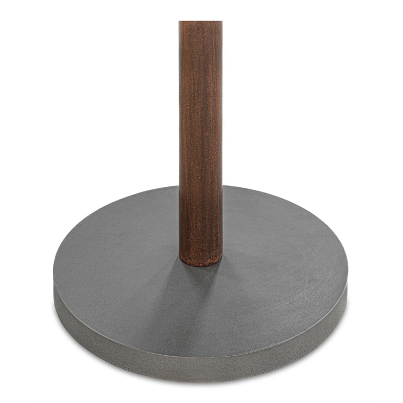 Table d'extérieur Hagan gris foncé