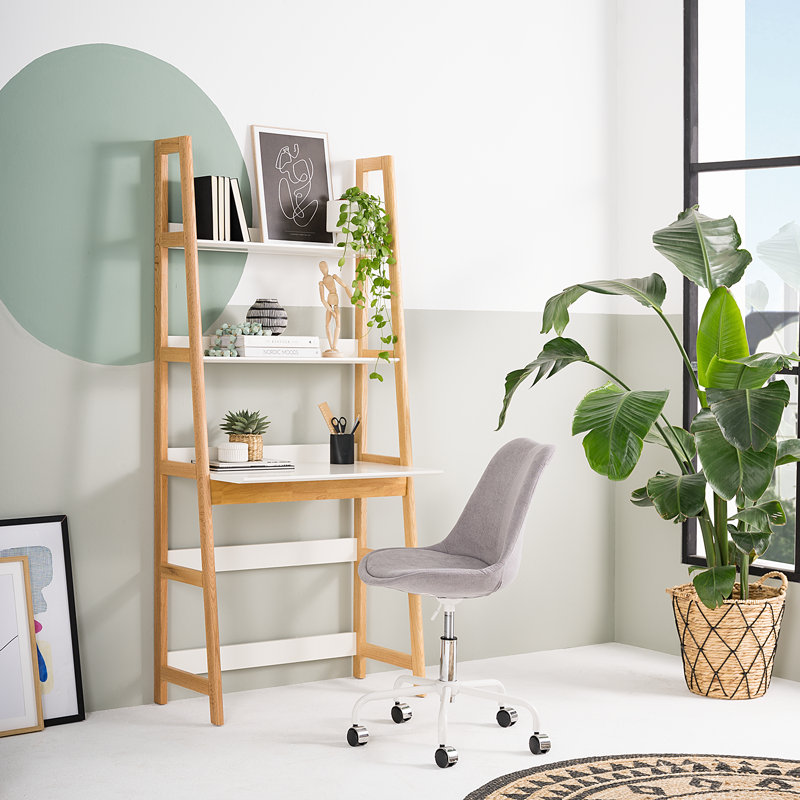 LINDHOLM ladder desk with shelves
