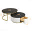 Table basse gigogne moderne avec tiroir 27,6 po Modern