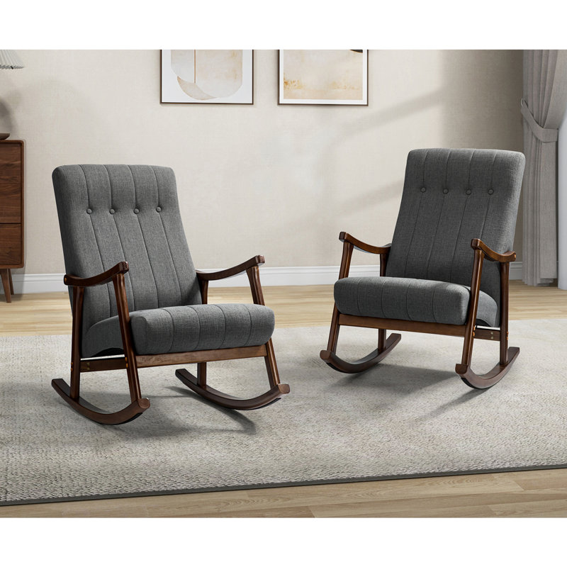 Chaise berçante Sahale, gris