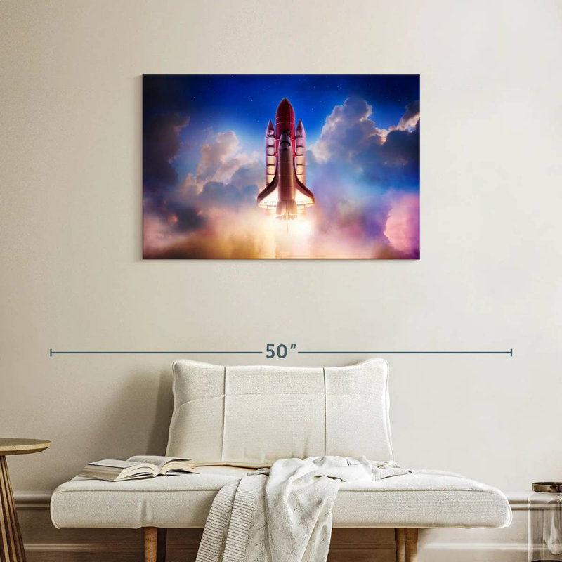 Oberle Rocket To The Sky, 24" H x 36" W