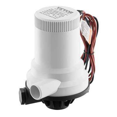 Pompe d'aérateur Livewell pour bateau 12V 1 600GPH Livewell Pompe droite 2 entrées