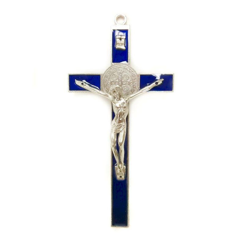 Figurine de crucifix Saint Benoît 7 po X 3,75 po