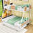 Metal Twin Over Full Bunk Bed With Twin Trundle And Safety Guardrails,Anti-Noise Design