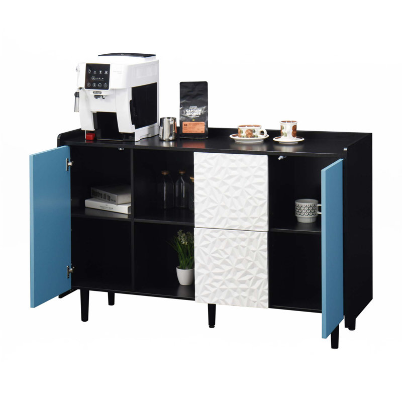 Buffet Buffet, Noir / Bleu