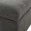 Tissu avec décorations élégantes et rangement - Gris foncé 31 po x 31 po x 18,6 po-114776827