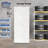 5.9 Cu.ft Upright Freezer, 4 Glass Shelves, 7 Temp Settings