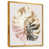 Toile avec cadre flottant or