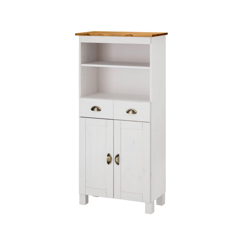Hostim Solid Wood Freestanding Bathroom Cabinet