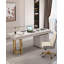 Bureau de luxe en pierre frittée clair-362478815