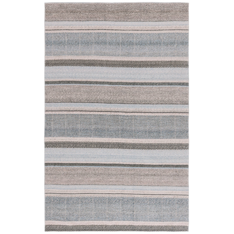 Abishake Performance Striped Rug, Rectangle 4' x 6'