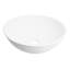 Lavabo vasque rond à surface solide blanc mat Nuvella-117625963