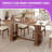 Balconera 70" Farmhouse Dining Table For 6–10 People-1393666710