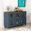 Buffet décoratif 3 portes Anadia avec tablettes réglables-373912701