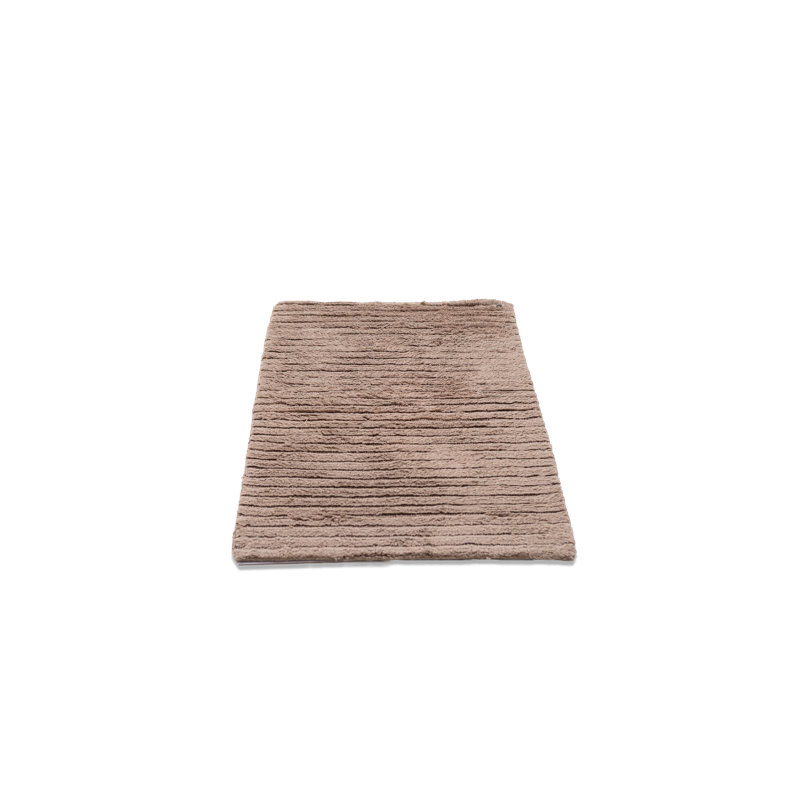 Cotton Bath Rug, Blue, Rectangular 70 x 120cm
