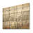 Beige Silver Birch Beauty - Tree Birch Wood Art On Natural Pine Wood-864387995