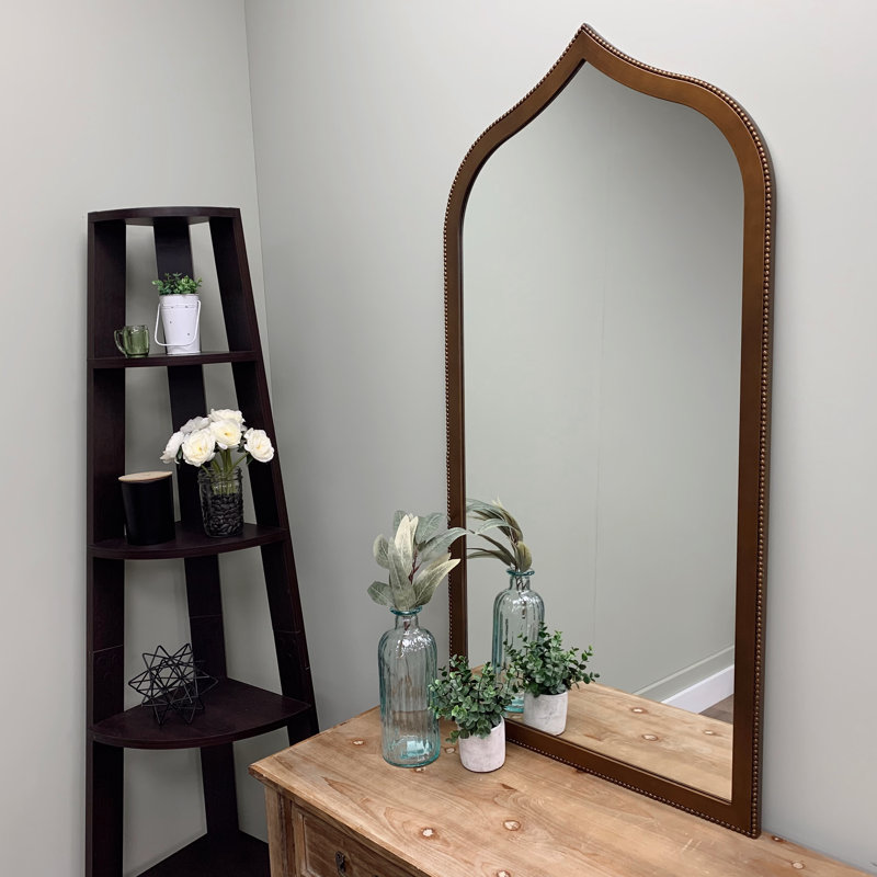 Aspynn Flat Mirror, 47.38" x 23.38", Autumn Bronze