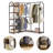 Felic 55.51'' Metal Clothing Rack
