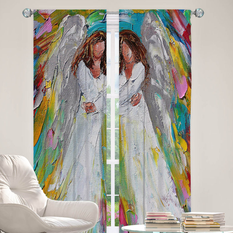 Ensemble de rideaux en polyester 2 pièces, L 20 po x L 52 po