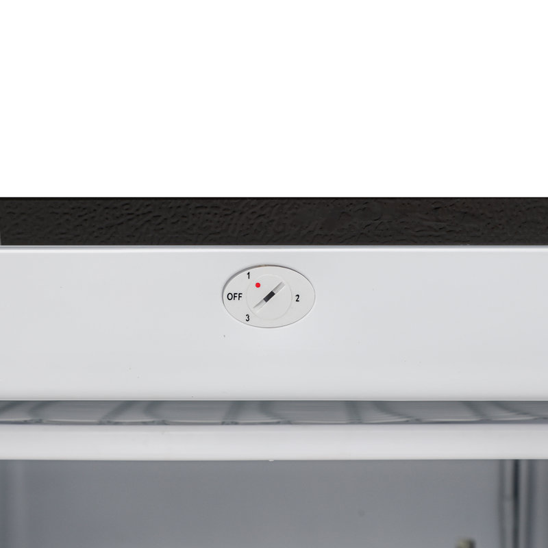 Compact Black 5 Cubic Feet Undercounter Upright Freezer