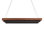 Luminaire suspendu rectangulaire à 1 lumière pour table de billard Hustler