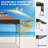 Pop Up Canopies 17 Ft. W x 10 Ft. D Metal Patio Gazebo-64604856
