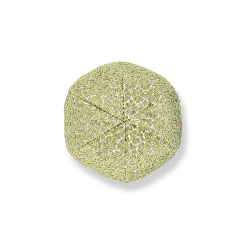 Color Pop Circular Pillow Cover & Insert, Leaf