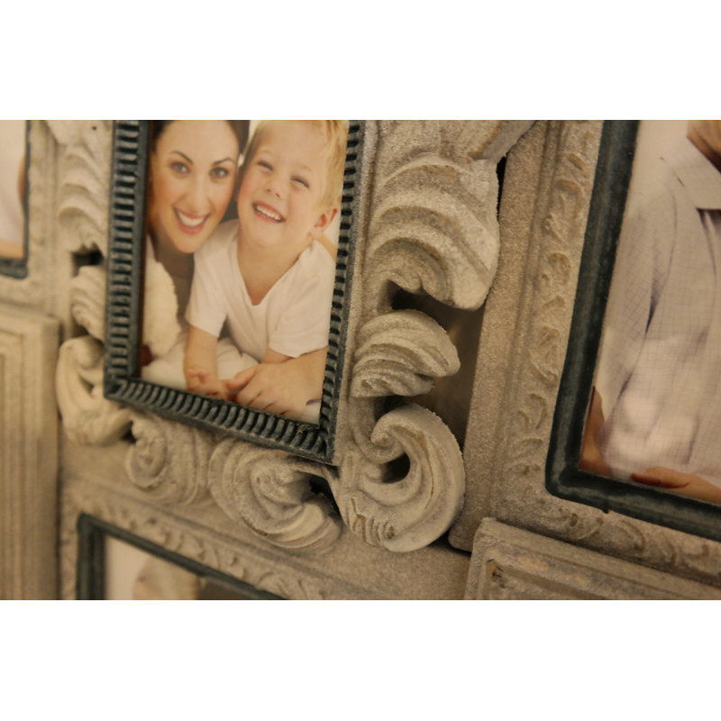 Clouser Wood Embossed Picture Frame, Grey