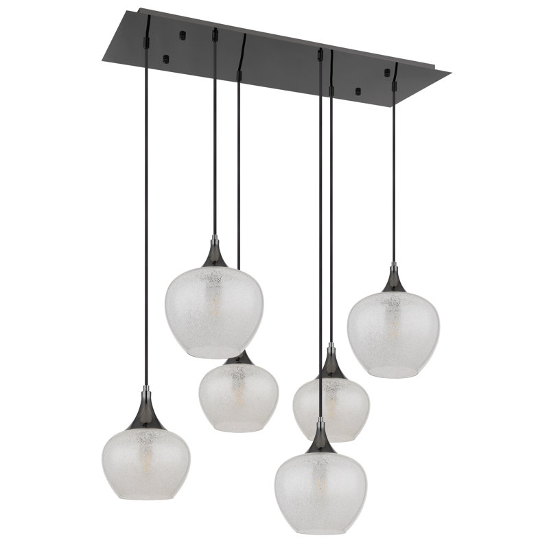6 - Light Matte Black Pendant