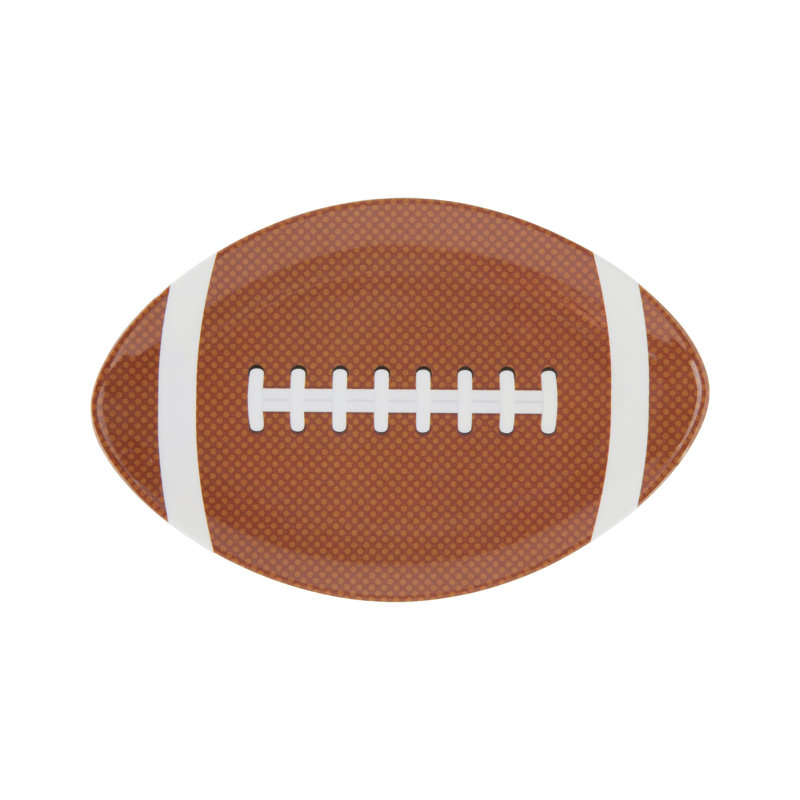 Football 8" Melamine Salad Plate