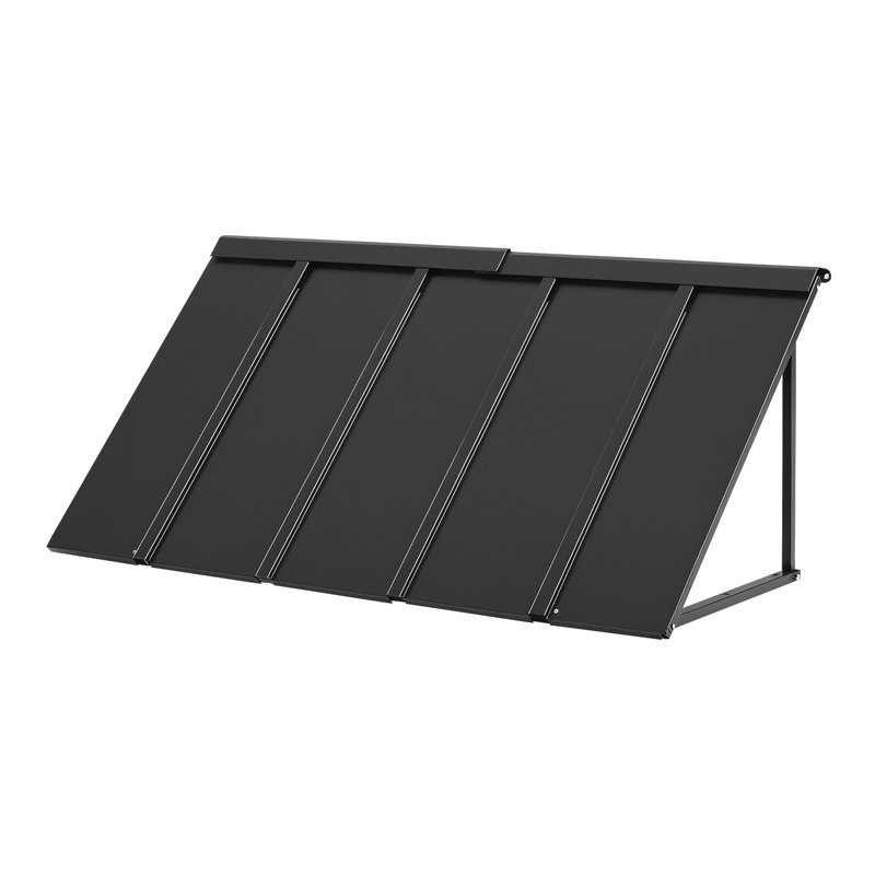 Window Awning Door Canopy   Outdoor Steel Front Door Awnings Anti-Rust, 24.02" H x 56.30" W x 24.02" D