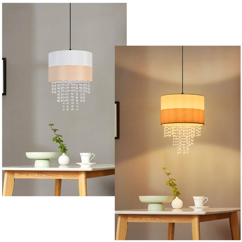 1 - Light Stainless Steel Bell Pendant
