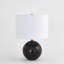 Marble Sphere Lamp-Black