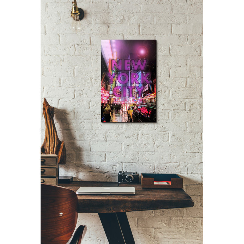 «New York City Color» par Nicklas Gustafsson, art mural sur toile, H 18 po x l 12 po x P 0,75 po