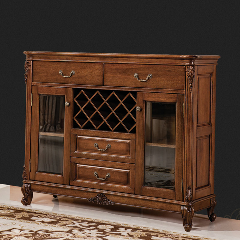 Buffet en bois de noyer massif