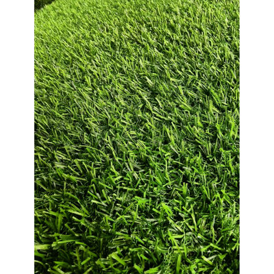 6Ft X 10Ft Faux Grass Turf Mat With Rubber Backing And Drainage Holes For Backyard Balcony Decor - Thick, , Main Material, Color Thick Fake Patio Realistic Appearance, Easy To Clean, Material