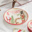 Casse-noisette, défilé en céramique des Fêtes avec Père Noël, casse-noisette et couronne de jouets - Centre de table de Noël