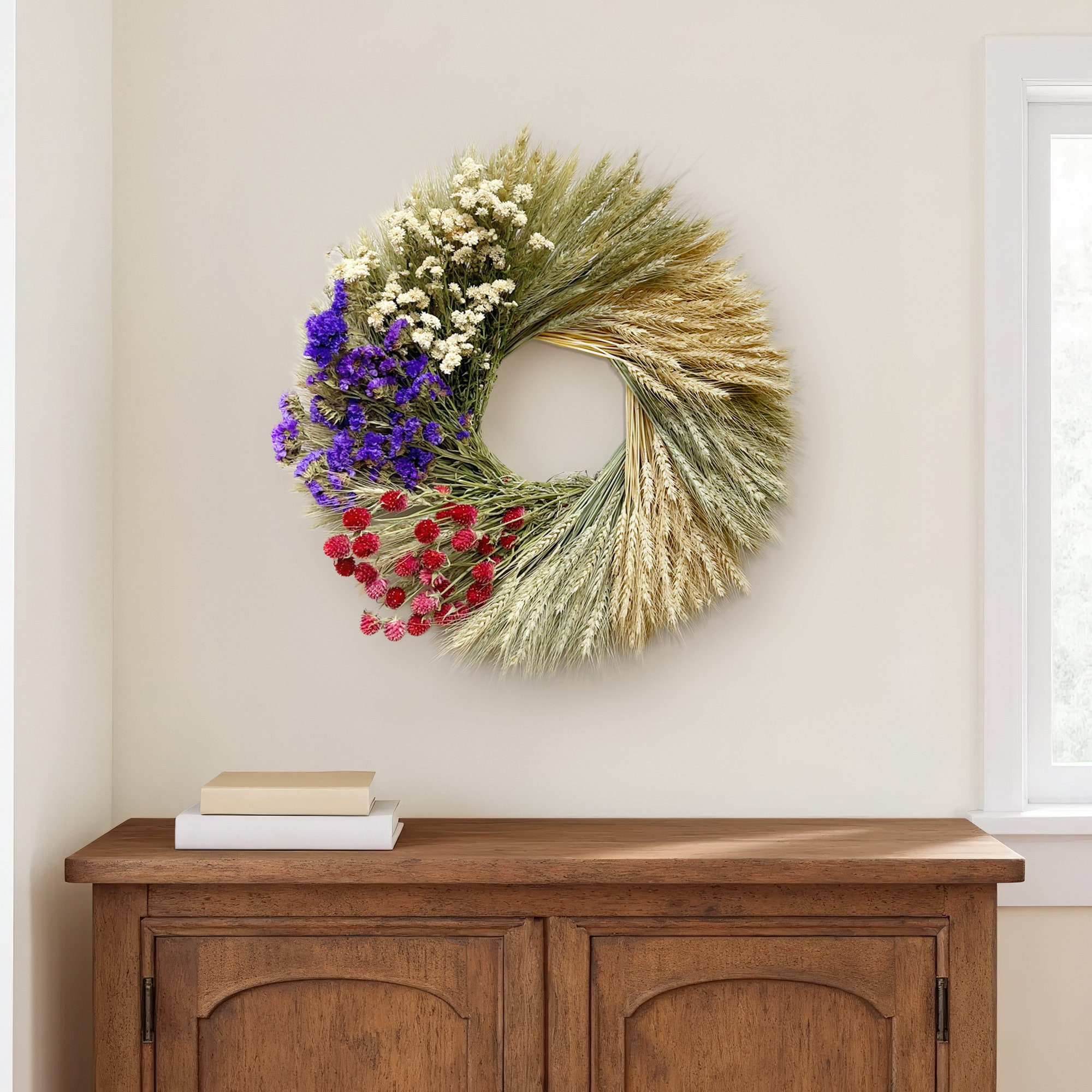 22'' Handcrafted Dried Wreath